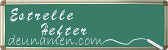 Estrelle Hefter Visitenkarte